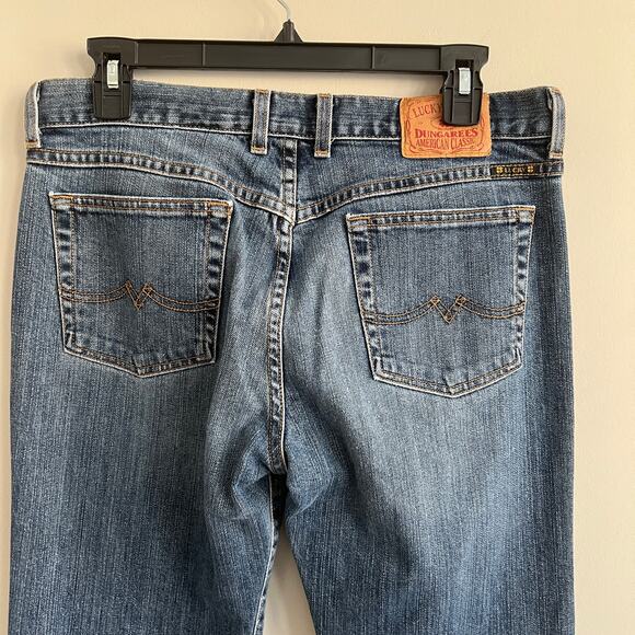 Lucky Brand Dungarees Denim Bootcut Jeans Size 10 81LS072 - Picture 5 of 10